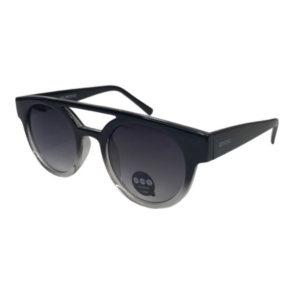 KOMONO Dreyfuss Paisley Sunglasses NEW GRAY BLACK - Picture 9 of 12